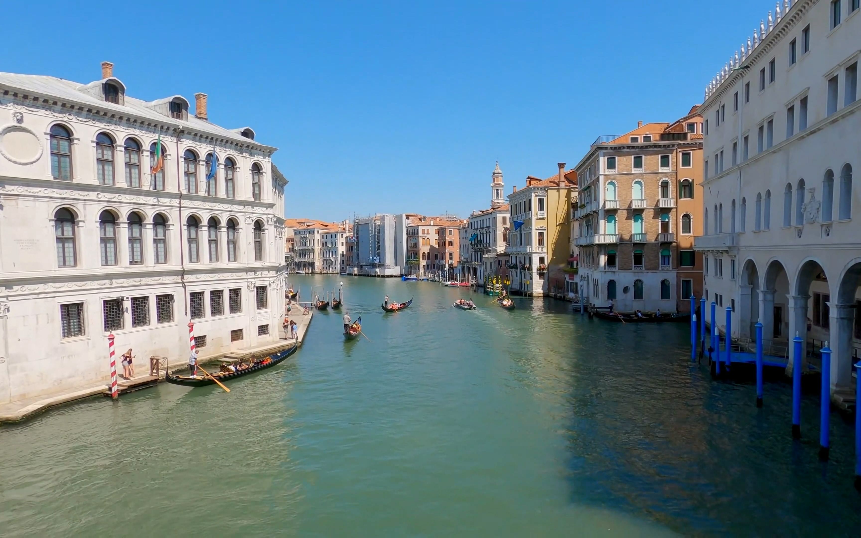 威尼斯水城徒步旅行  4k超清视频