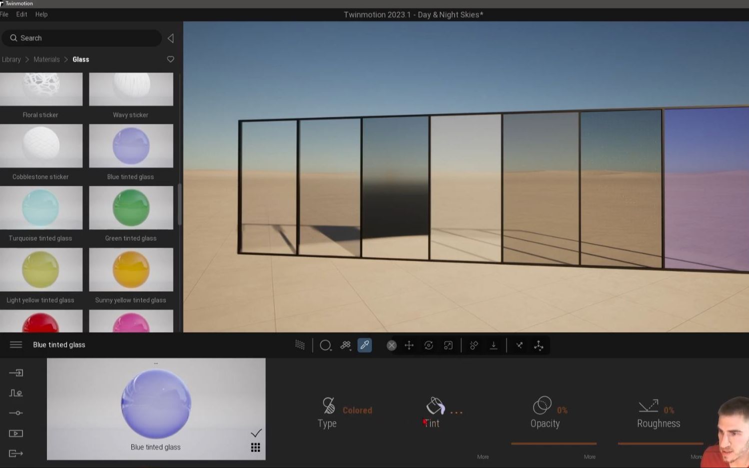 Twinmotion 2023.1 玻璃材质讲解哔哩哔哩bilibili