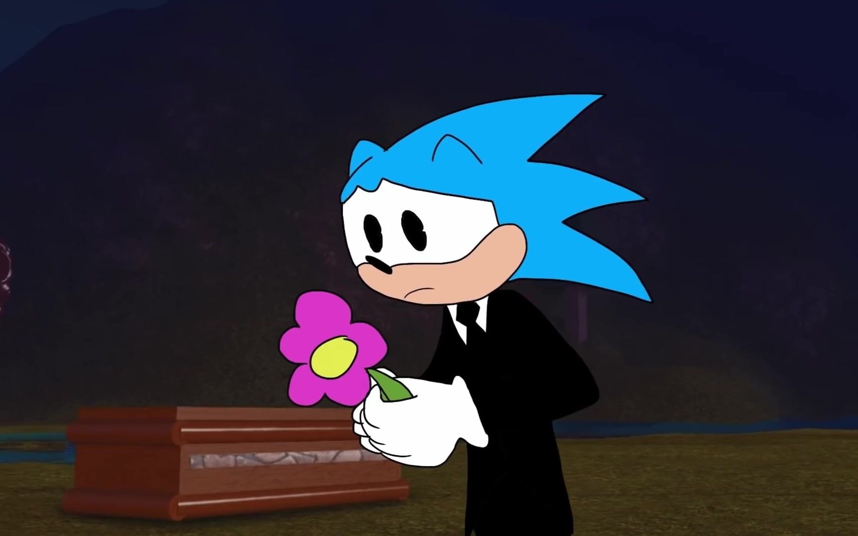 amys funeral-sonic is sad