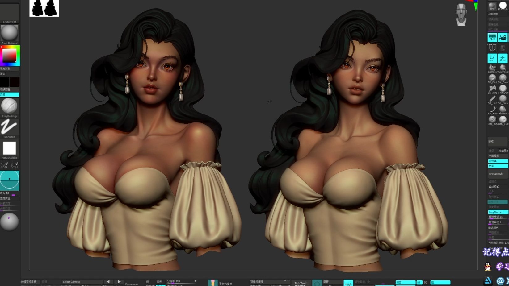 修改群友作业 北风团练四期 黑妹主题 03