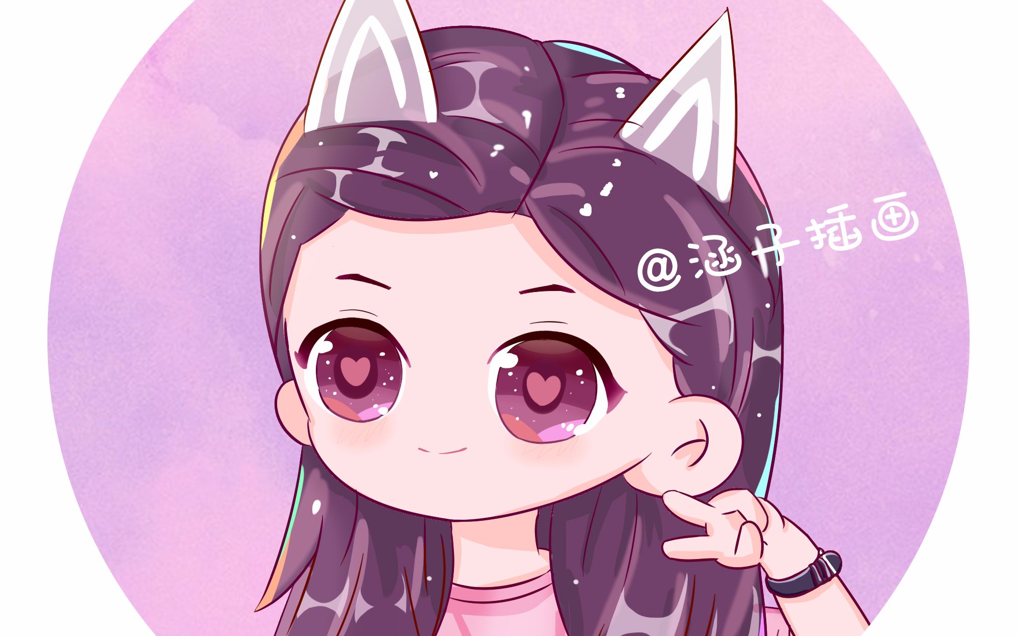 【q版】比耶小姑娘客制同人漫画绘制全过程_哔哩哔哩_bilibili