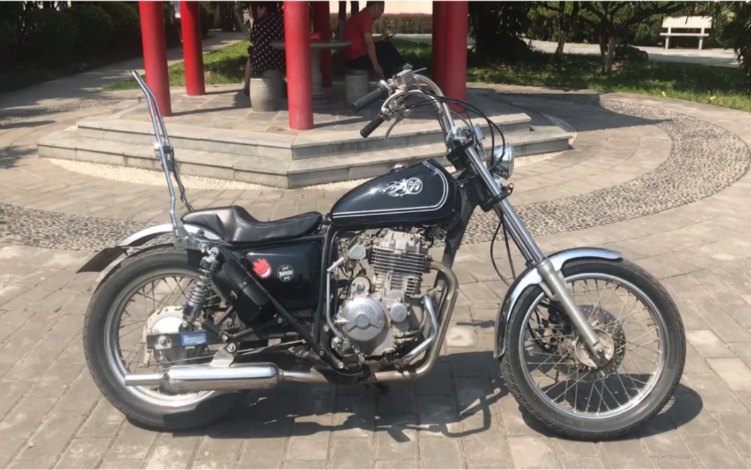 鑫源400化油器棍王chopper改装
