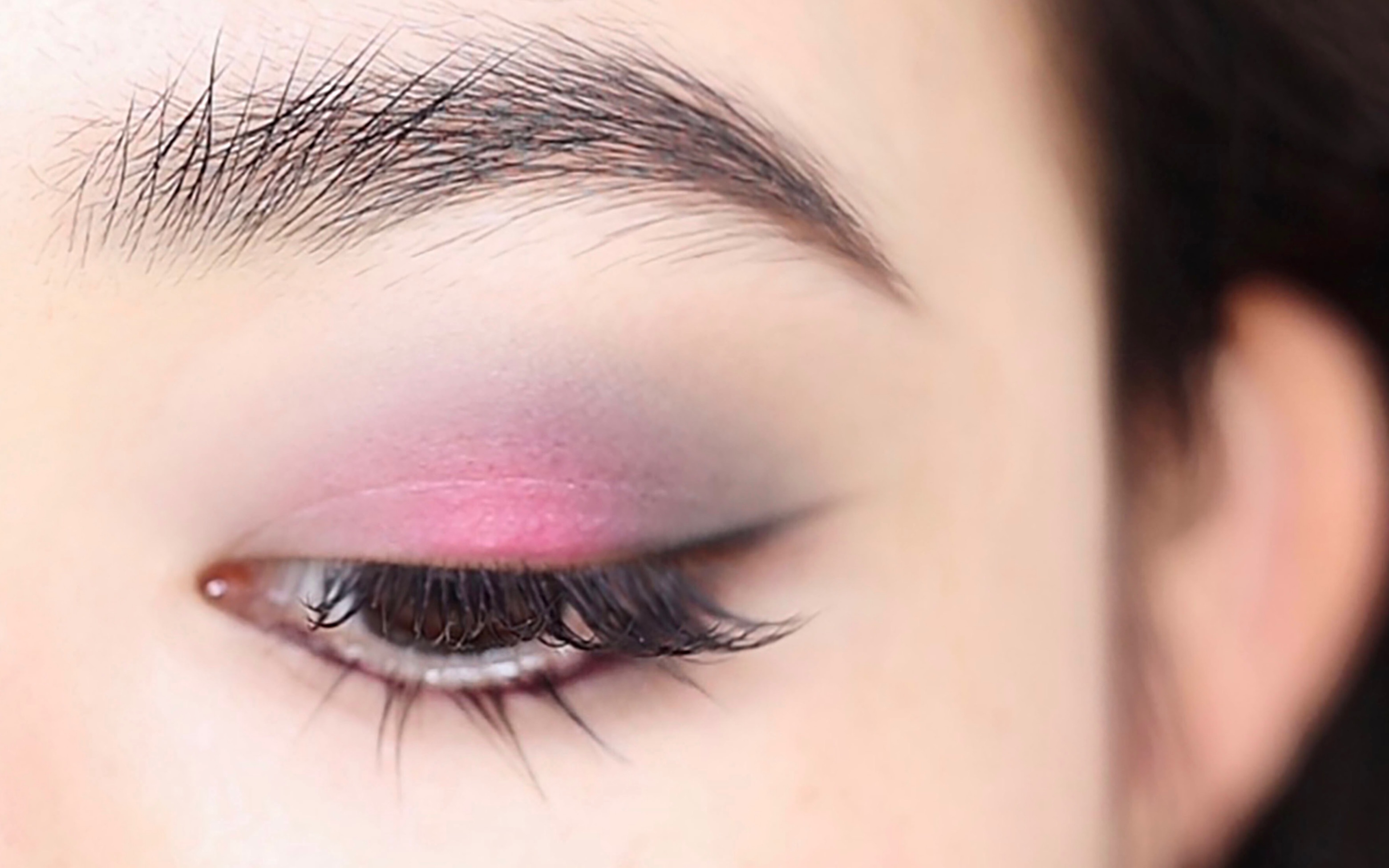 灰粉小烟熏眼妆 古风中式汉服妆容 94