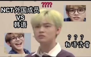 Descargar video: 【NCT】韩语烫嘴系列｜NCT外国成员与韩语的斗争｜Lucas：me！外国银！｜哈哈哈哈哈超搞笑搬运