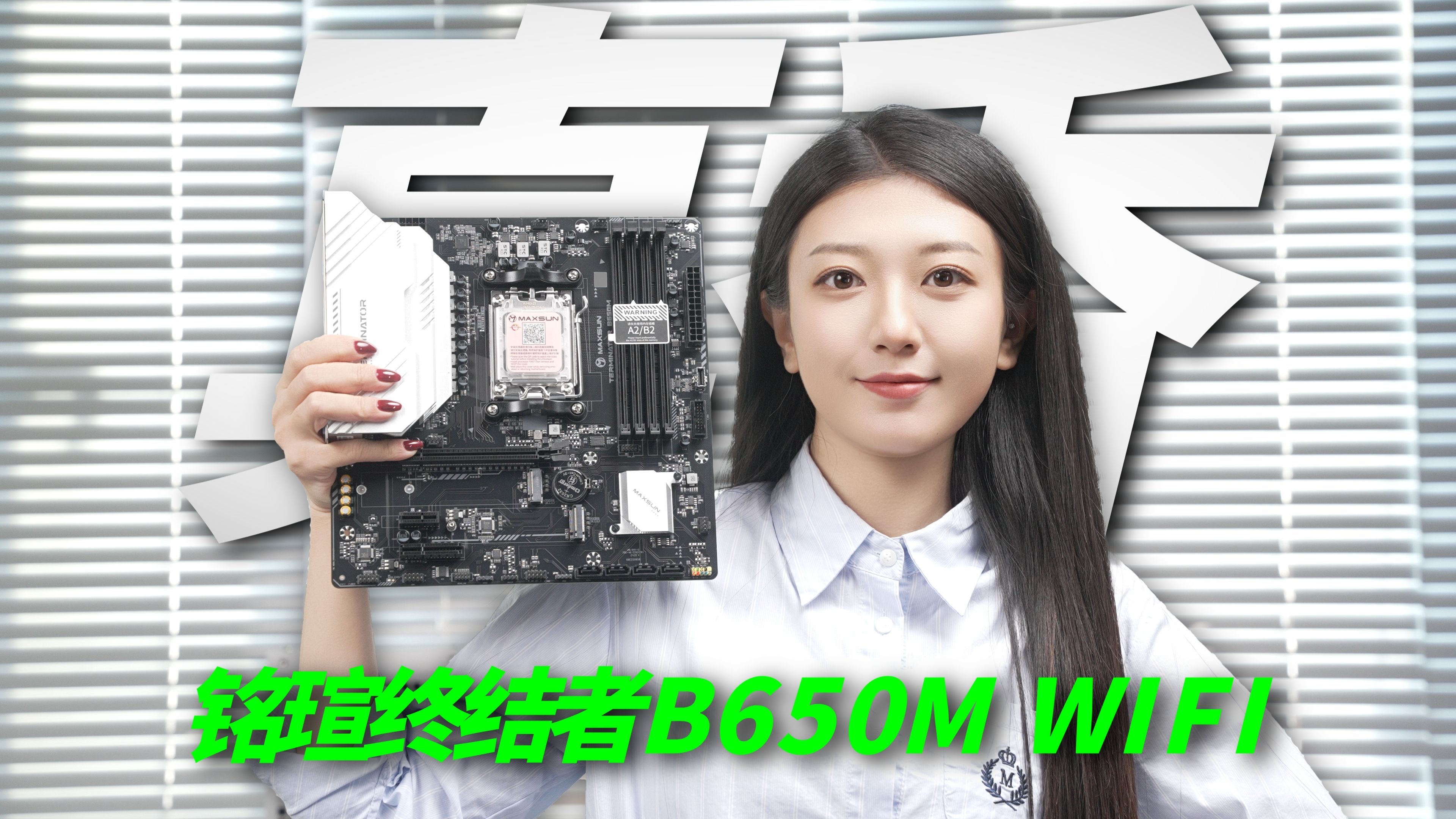 【芯开箱】当9000系CPU遇见良心之作!铭瑄终结者B650M WIFI开箱评测哔哩哔哩bilibili