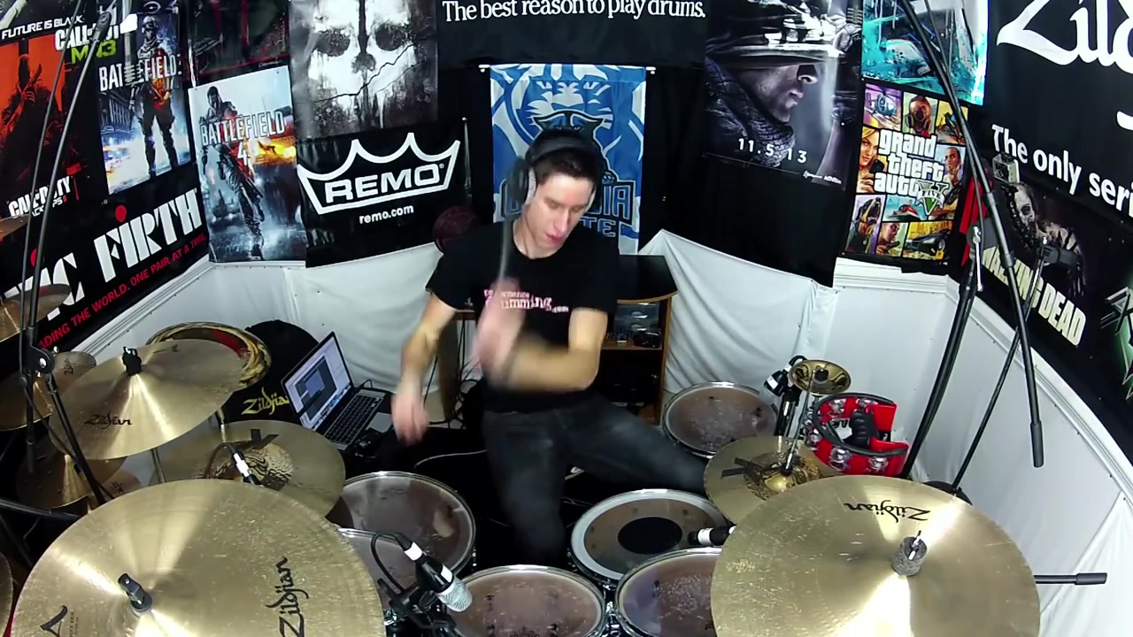 [图]Counting Stars - Drum Cover