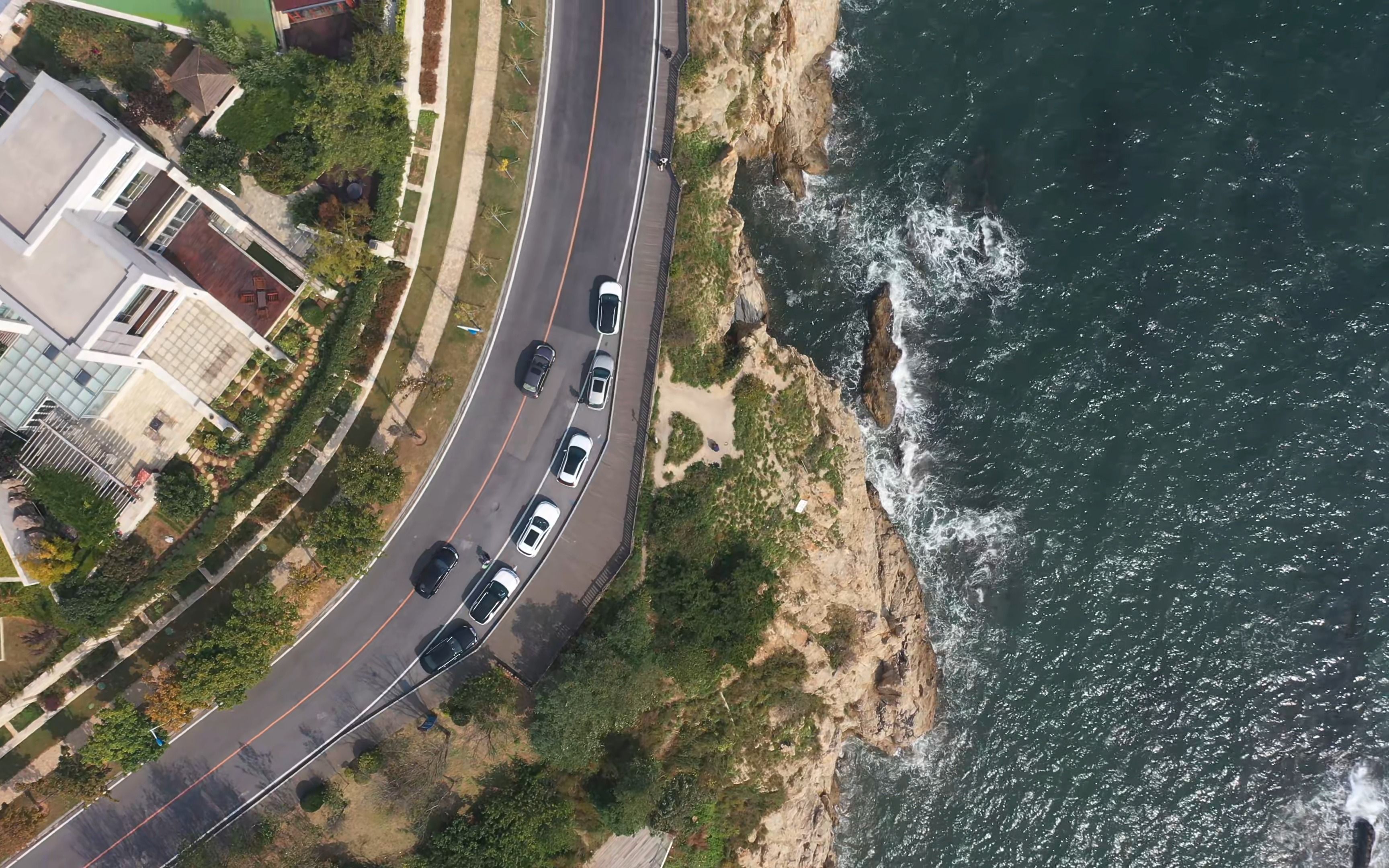 大连滨海路(琥珀湾)航拍(2022.9.25)_哔哩哔哩_bilibili