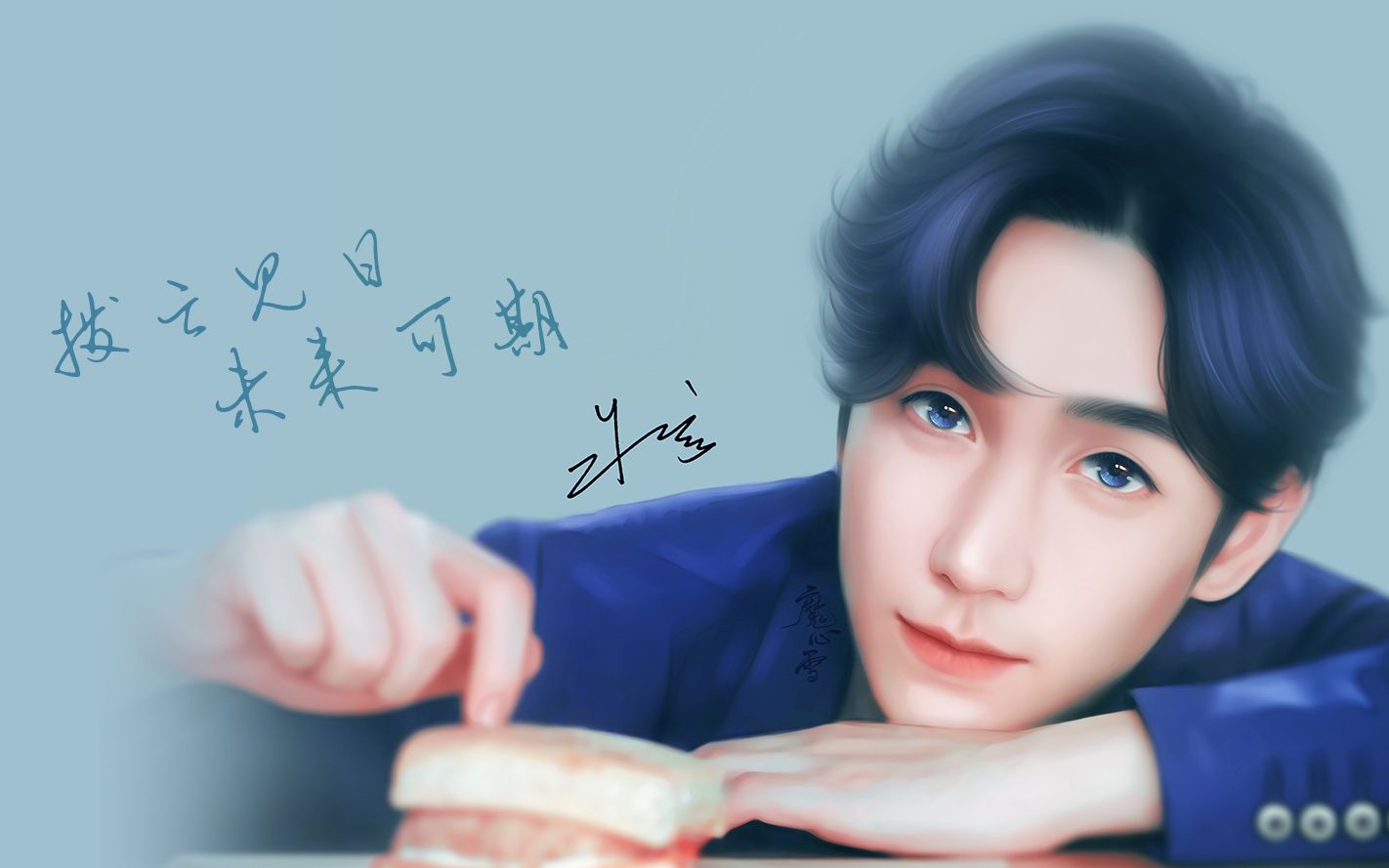 【魔魔转手绘】朱一龙 过程录屏_哔哩哔哩 (゜-゜)つロ 干杯~-bili