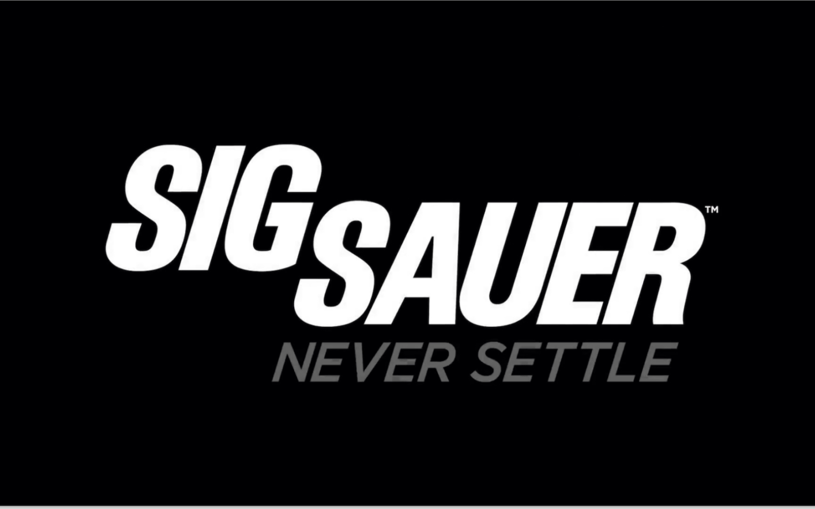 【转载】sig sauer 西格绍尔2020宣传片