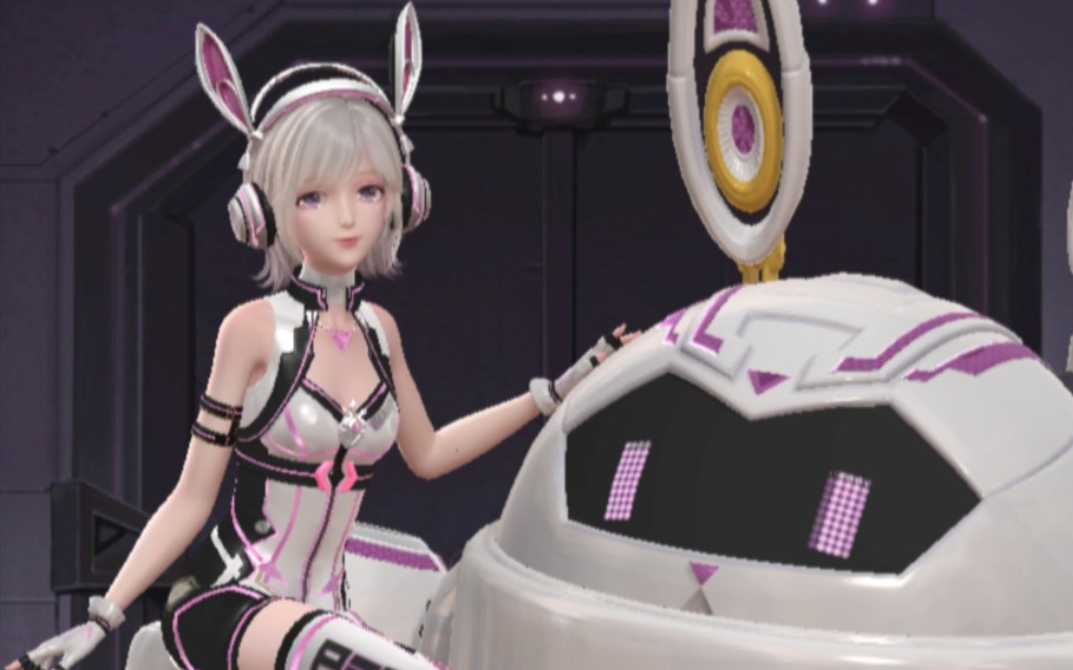 【闪耀暖暖】疾光兔套装及专属动作展示