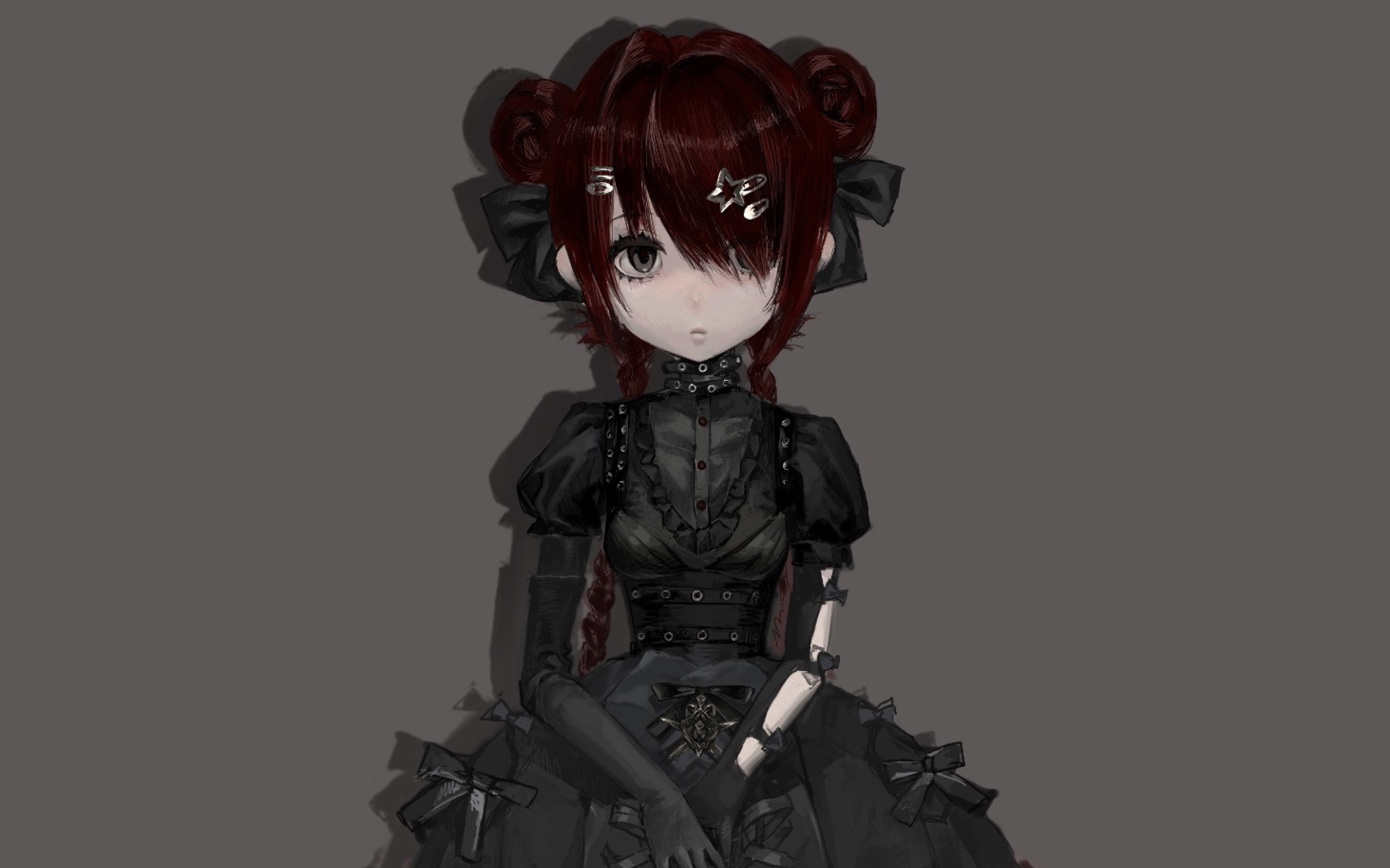 【绘画过程】当我的oc变成人偶