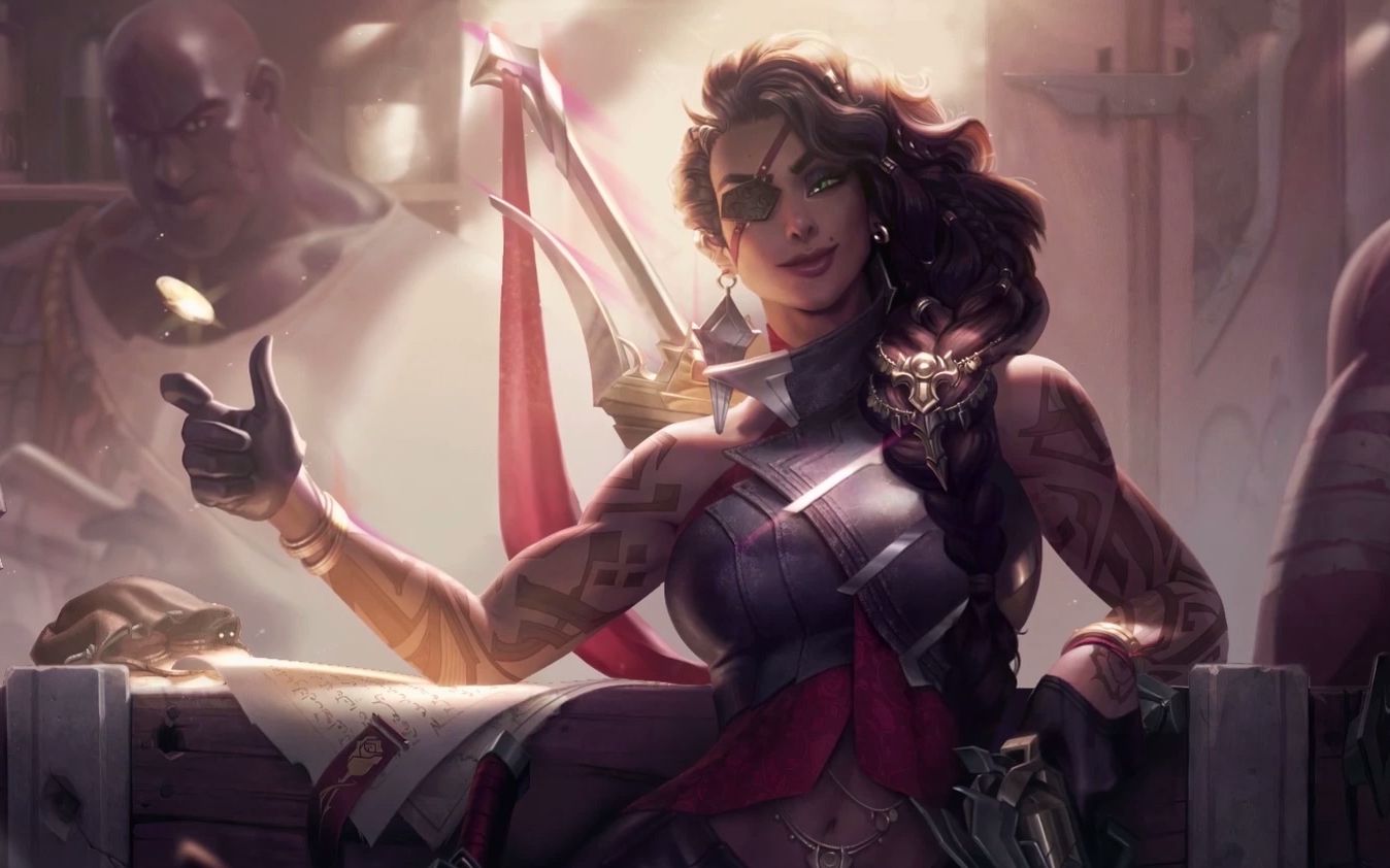 【英雄联盟全英雄全皮肤完整语音】沙漠玫瑰 莎弥拉