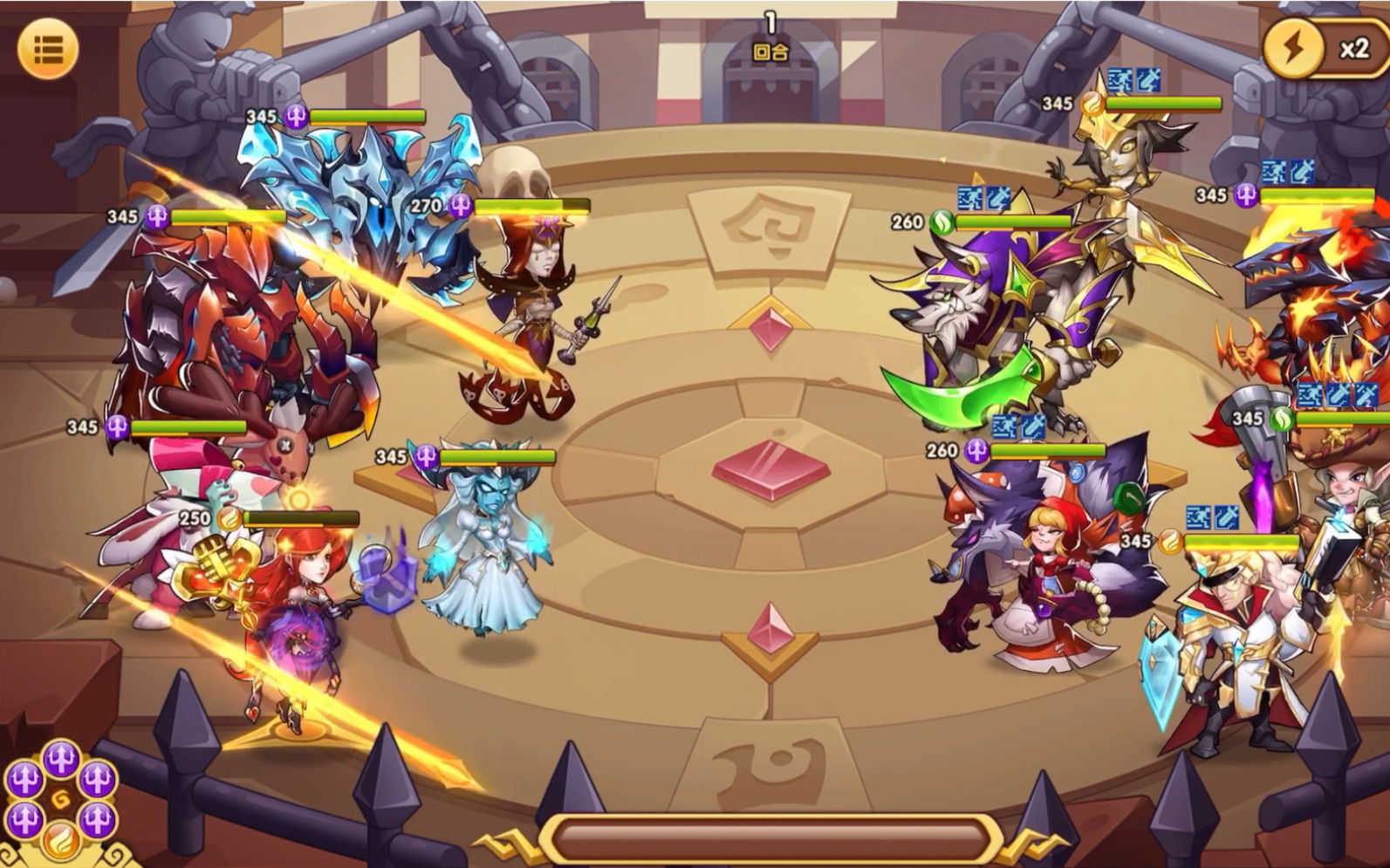 放置奇兵实况:圣诞暗法vs新年光刺