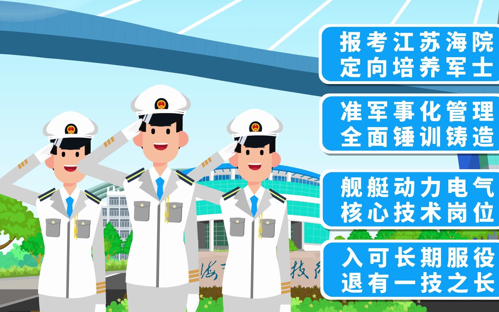 江苏海事职业技术学院动画宣传