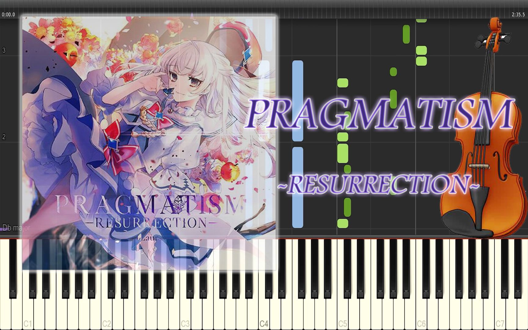 【钢琴小提琴改编】白魔王 复生! PRAGMATISM -Resurrection- BYD_哔哩哔哩_bilibili