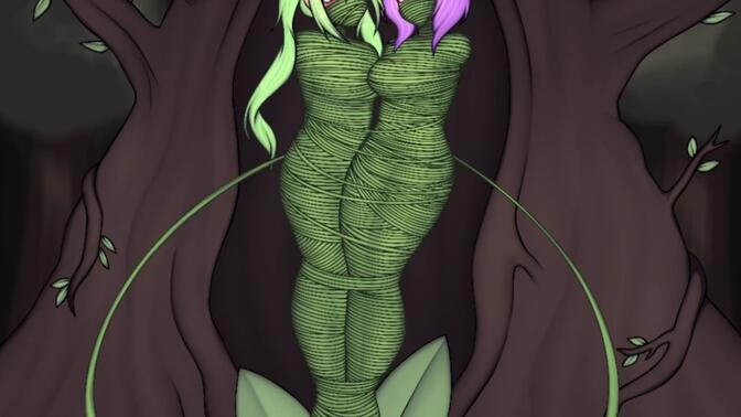 束缚-剧情汉化(2)藤蔓缠绕是吧