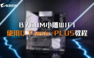 下载视频: B760M小雕WIFI 使用Q Flash-PLUS教程