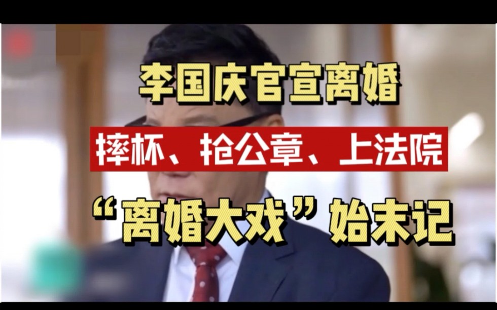 李国庆离婚大戏来龙去脉,摔杯抢公章上法院不亦乐乎