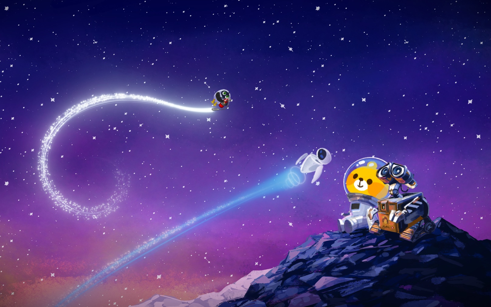 当你来到外太空和瓦力一起读书学习助眠好说电台1小时lofichillmix