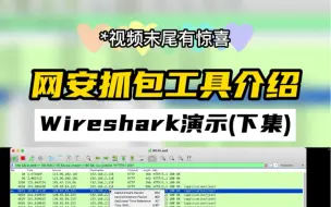 Download Video: 网安抓包工具介绍, Wireshark演示(下集）