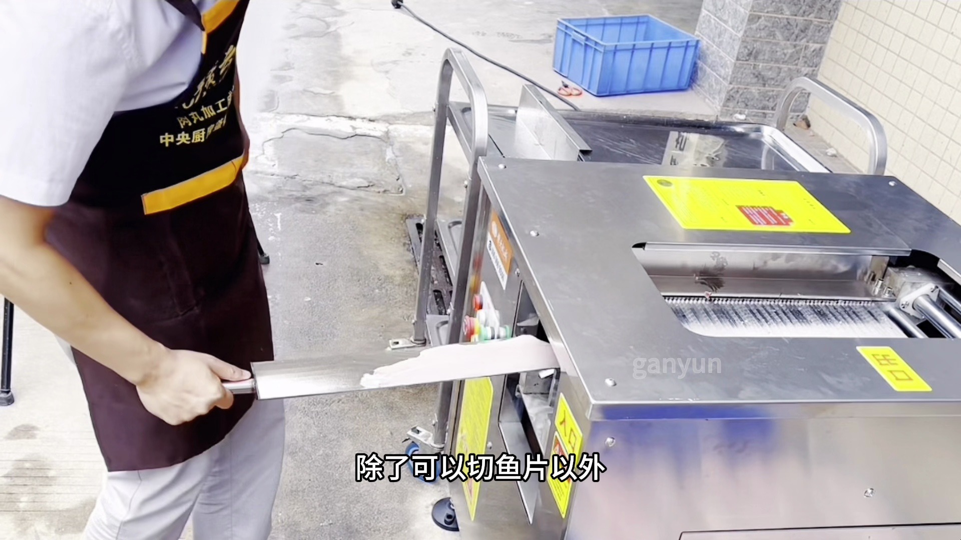 多功能斜切鱼片机 可以切鱼片切肉片的机器