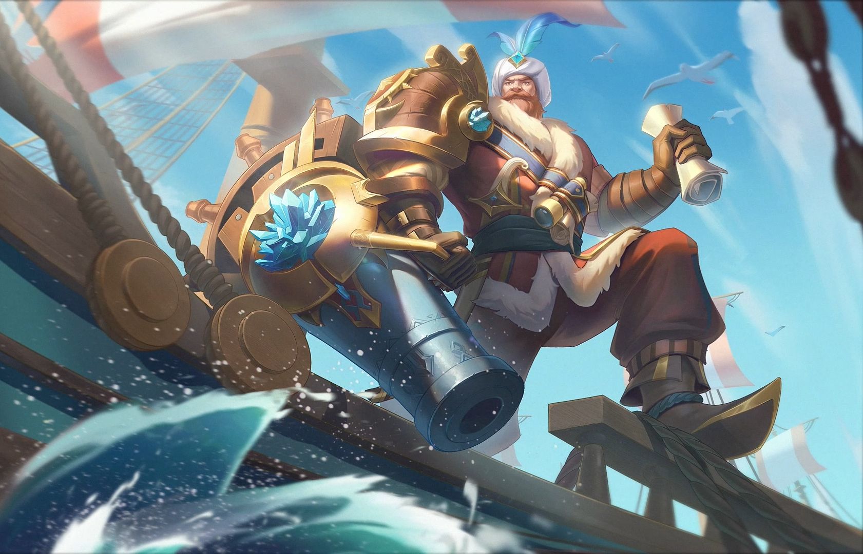 卡扑x王者荣耀|黄忠pv:再度扬帆,踏浪前行!