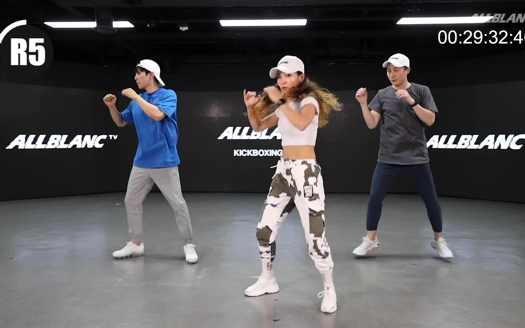 kickboxing合集韩国allblanctv超燃脂自由搏击操