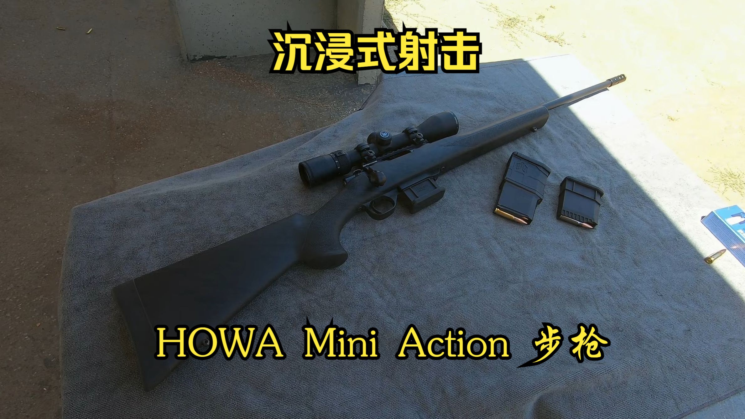 【沉浸式射击】HOWA Mini Action 步枪 (7.62x39mm)哔哩哔哩bilibili