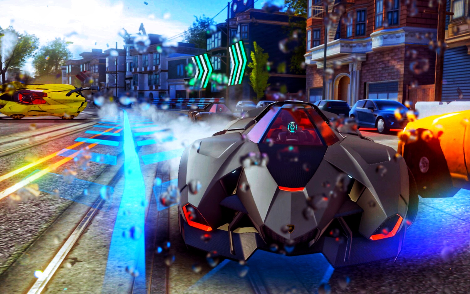 狂野飙车9重制金门狂飙兰博基尼egoista概念车