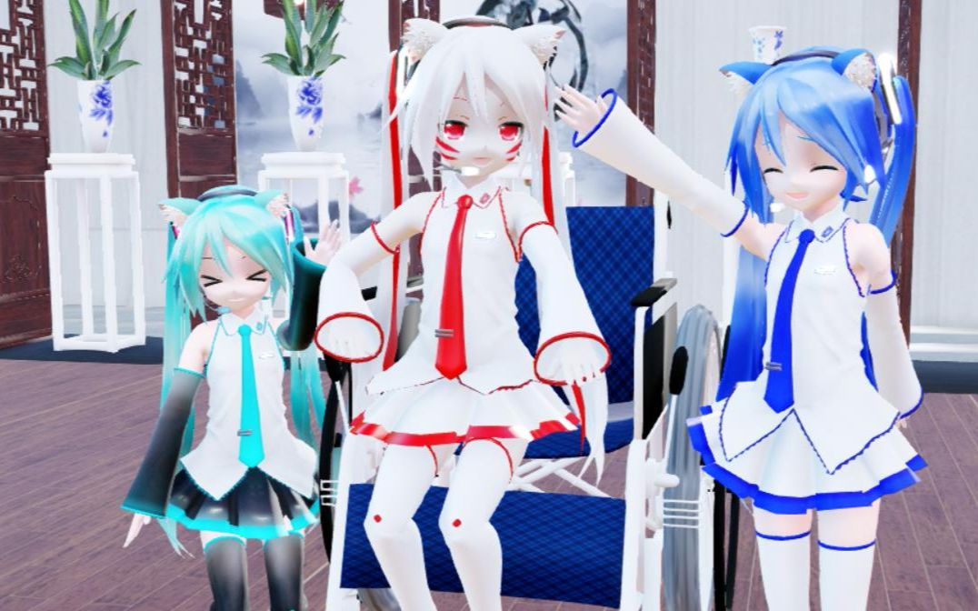 小狐狸MMD:三只小狐狸的故事哔哩哔哩bilibili