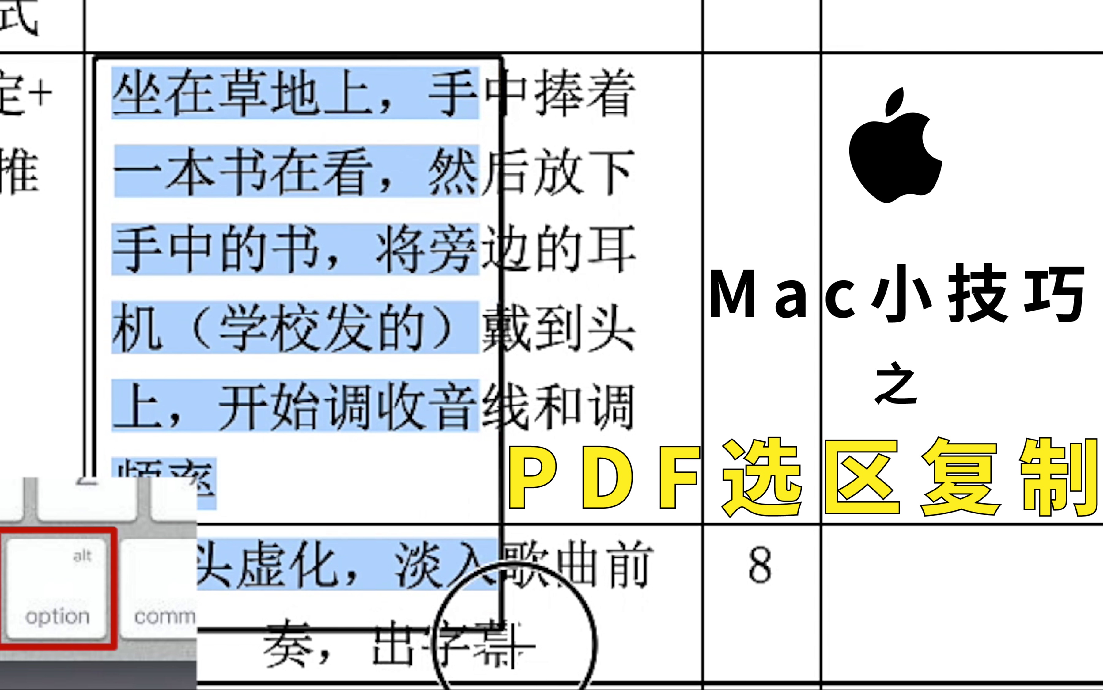 「Mac小技巧」PDF选区复制(普通话版)哔哩哔哩bilibili