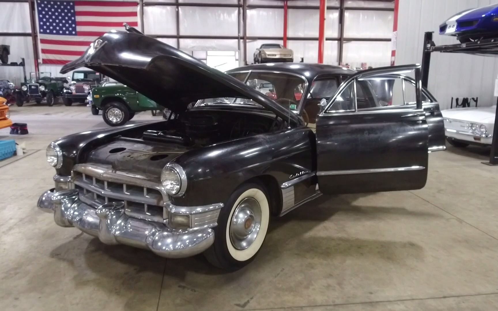 【美国老车实拍系列】——1949凯迪拉克series 62_哔哩哔哩_bilibili