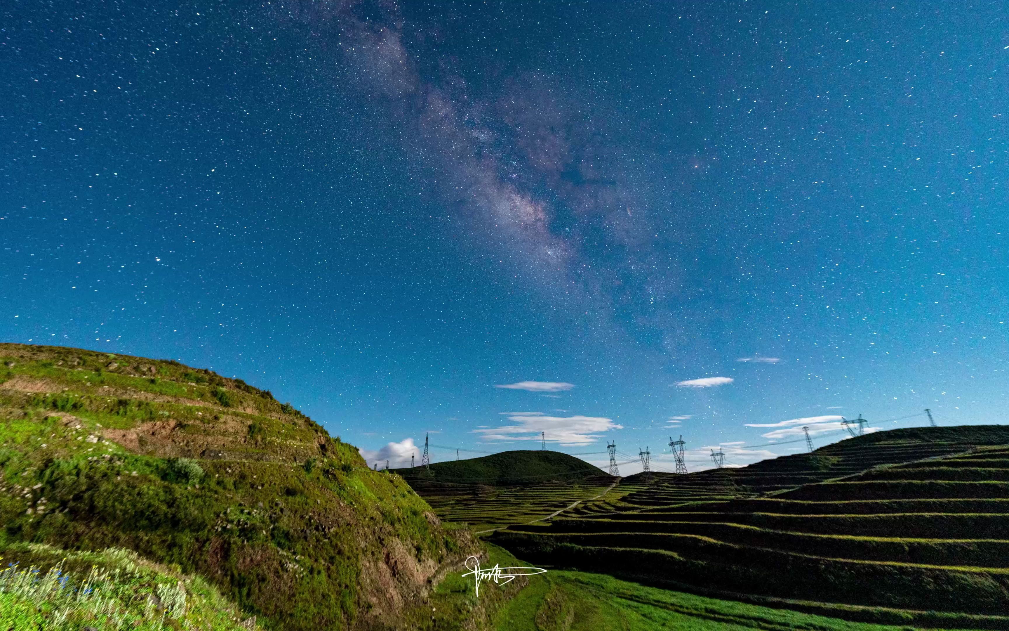 四川凉山州昭觉县七里坝星空 日出 4K哔哩哔哩bilibili