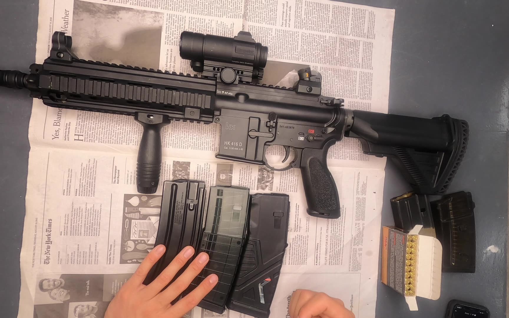 黑克勒-科赫hk416系列不同弹匣的介绍.大家更喜欢hk的哪一款弹匣呢?