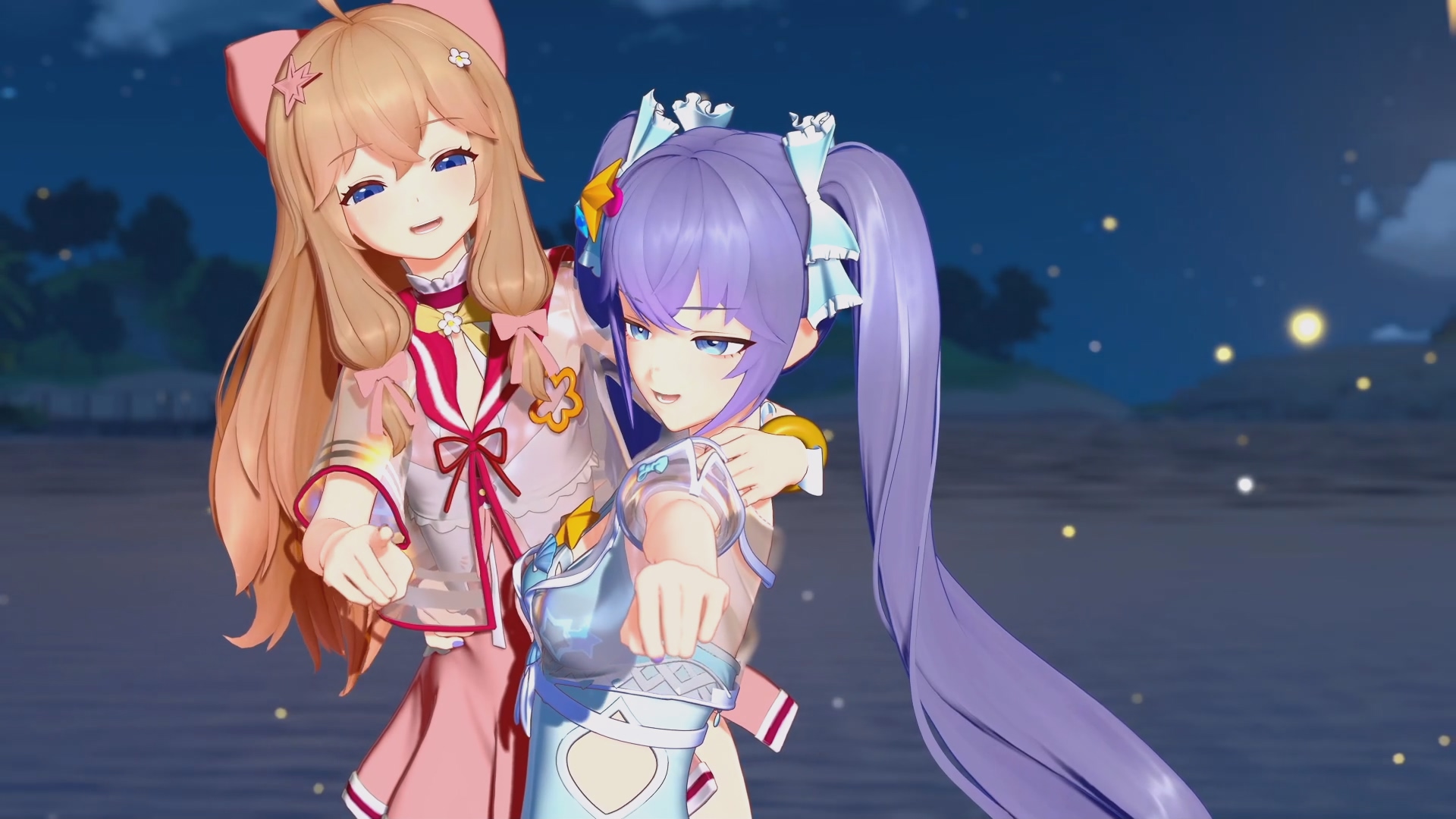 a-soul向晚 嘉然 24.1.6【3d】我俩,这一年! 【直播录像】双端弹幕