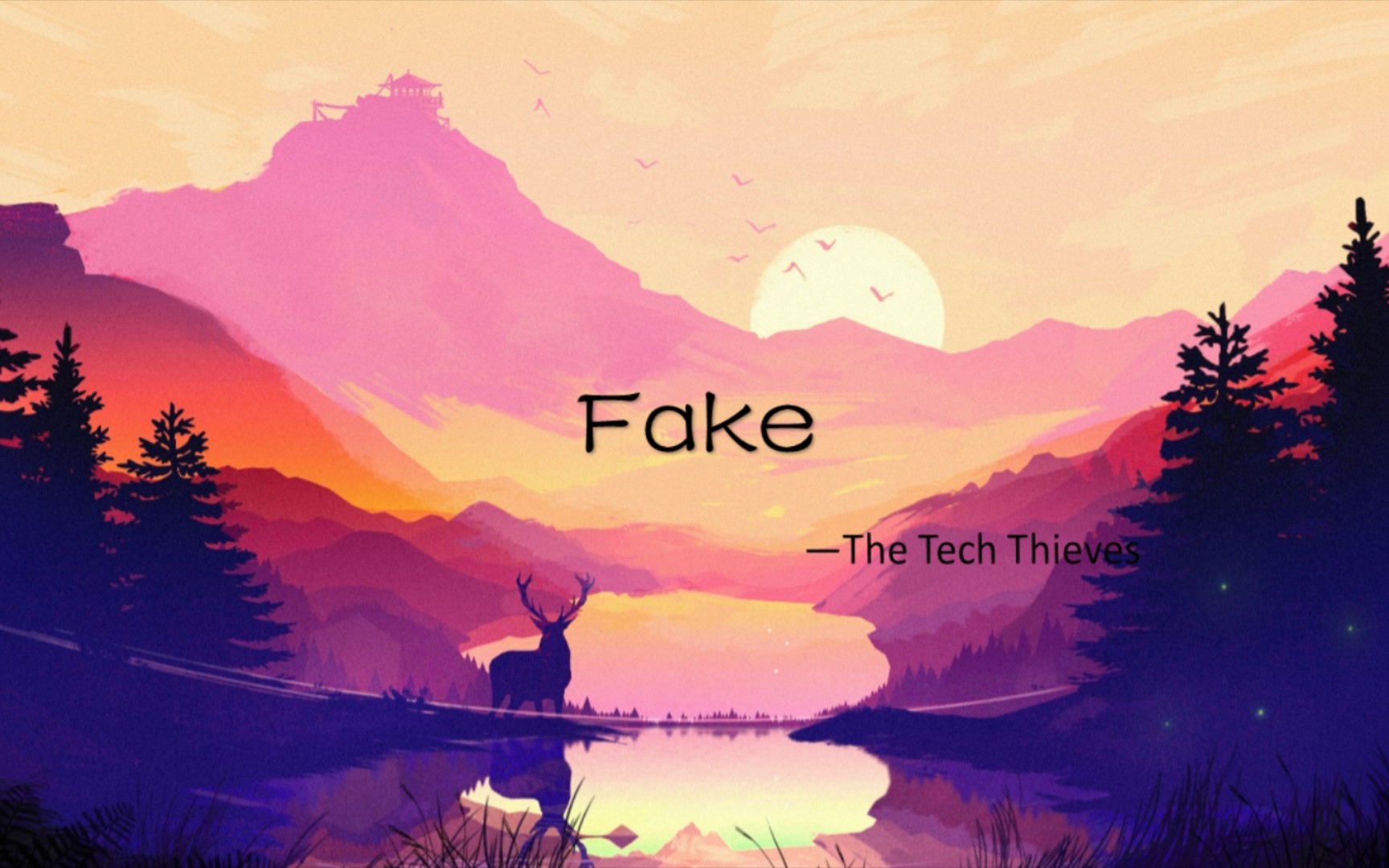 [图]“请不要假装，就让我看看真实的你”《Fake》