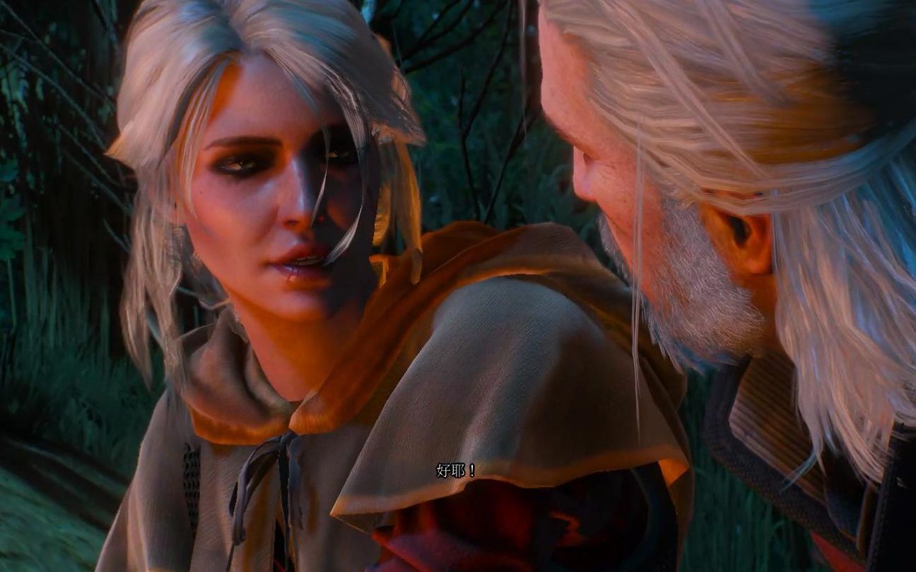 巫师3杰洛特同意偷马后希里高兴地跳了起来