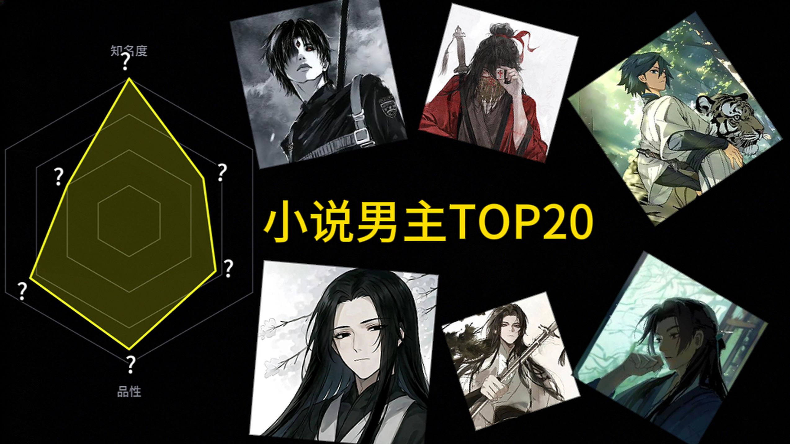 小说男主TOP20(含选手特殊CG）