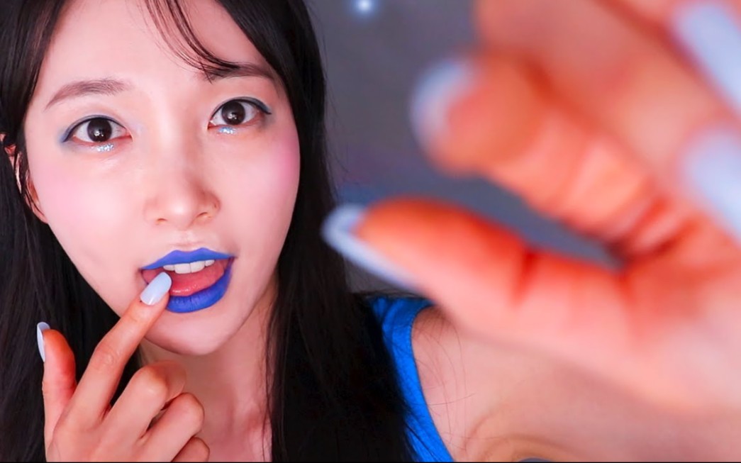 【eunzel_助眠】女主播|asmr让我帮你画个脸,斯版型彩绘( 1920 x 1080