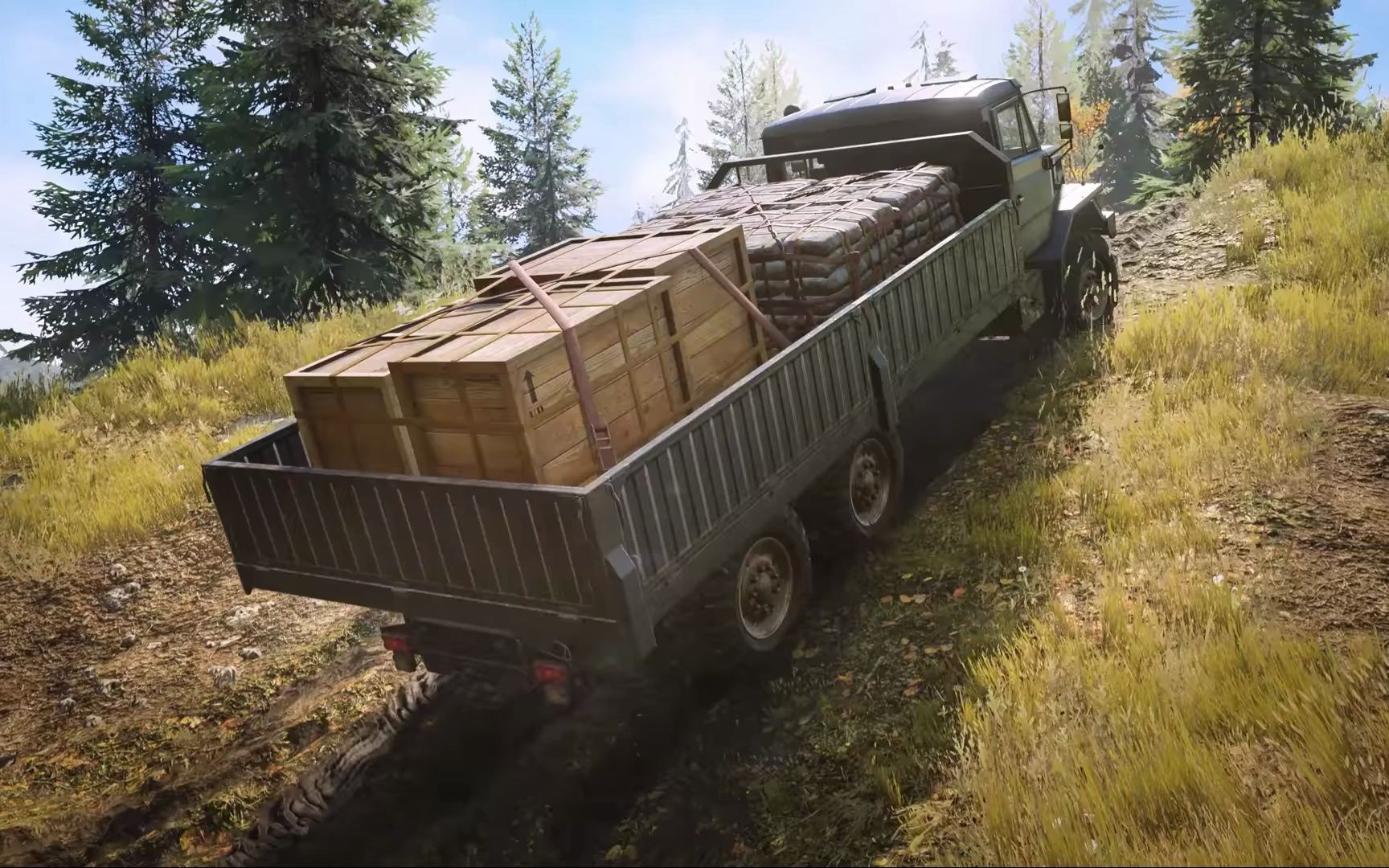 旋转轮胎 雪地奔驰