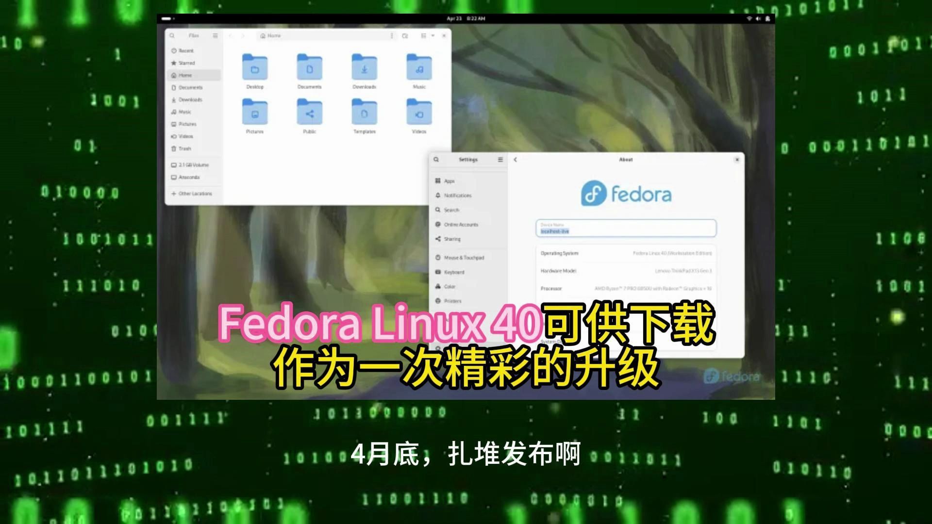 Fedora Linux 40可供下载作为一次精彩的升级 2024.04.23哔哩哔哩bilibili