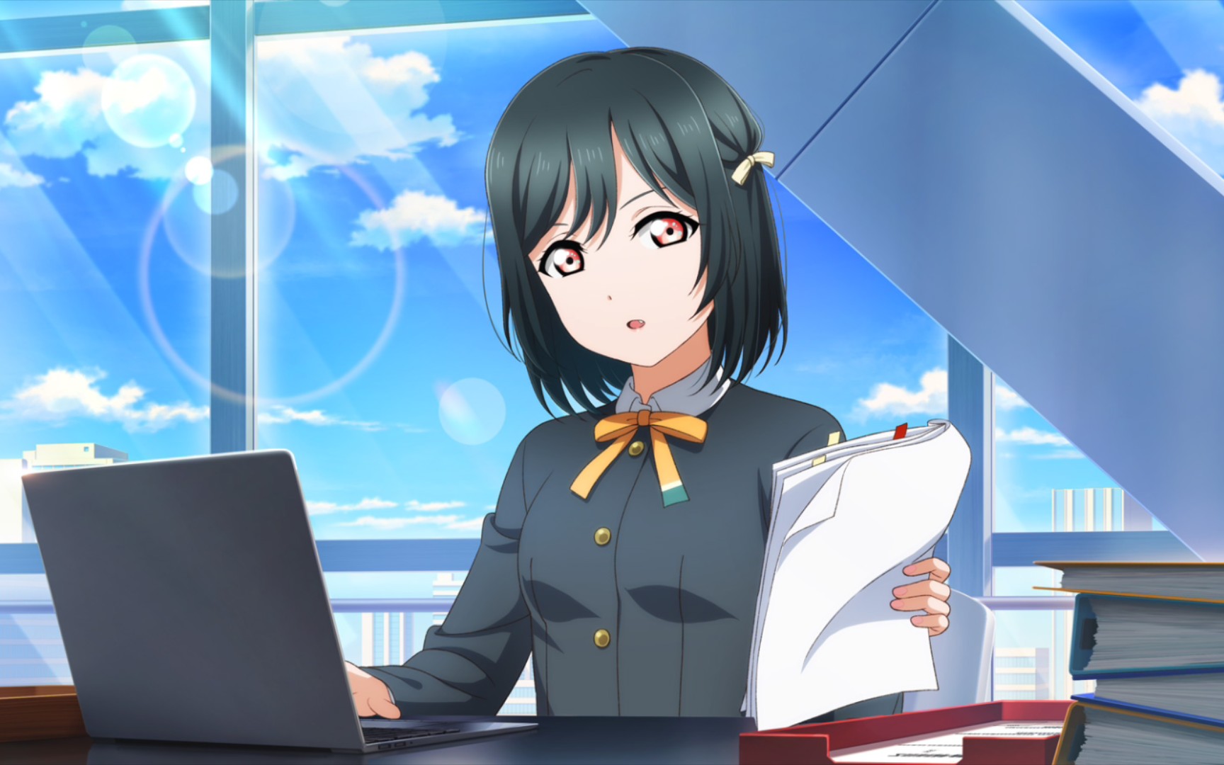 【llas】三船栞子sr支线剧情_哔哩哔哩bilibili_lovelive学园偶像祭