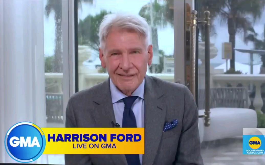 [图]Harrison Ford talks 'Indiana Jones and the Dial of Destiny' l GMA