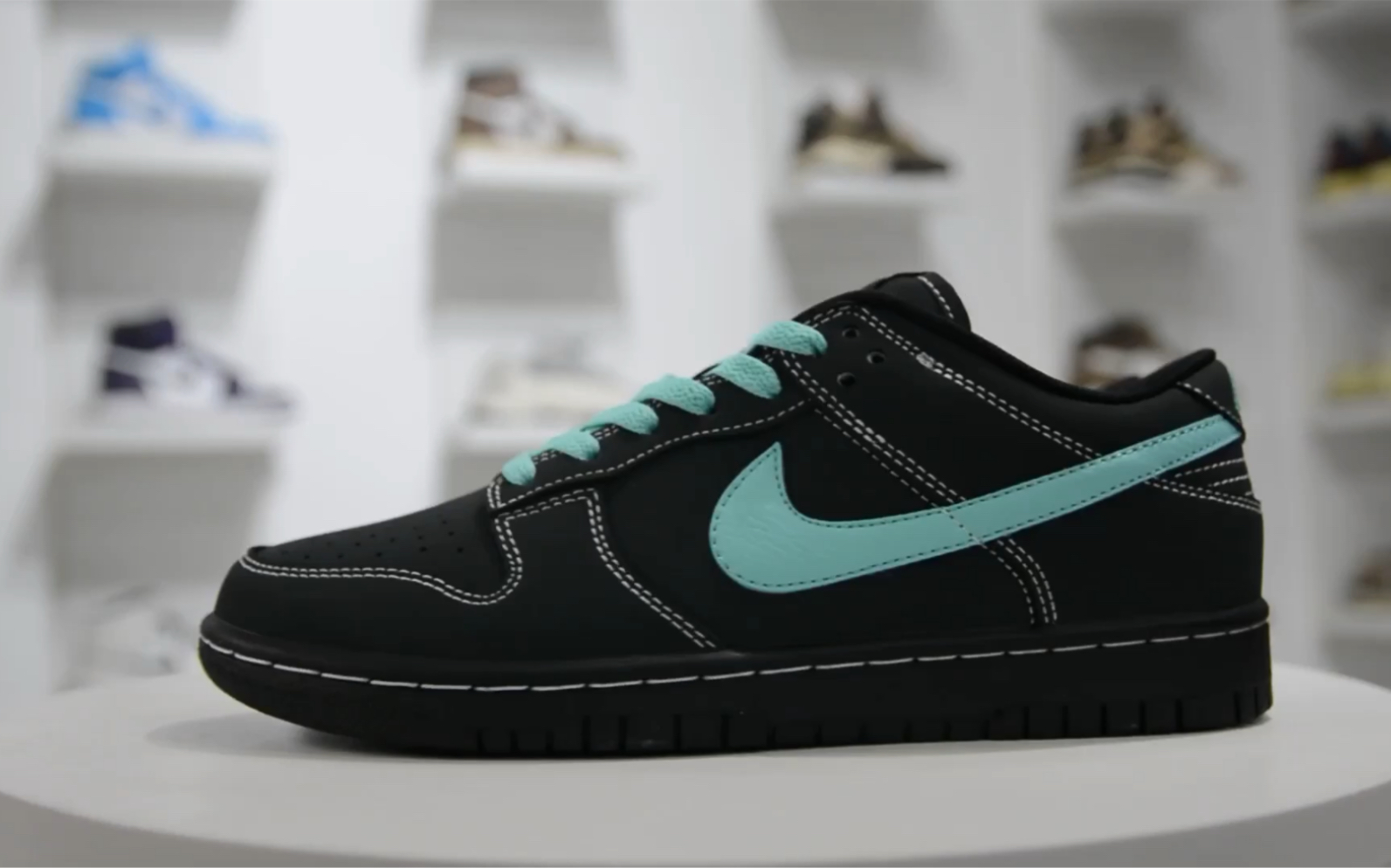 【全方位实拍】nike dunk low 黑蒂芙尼