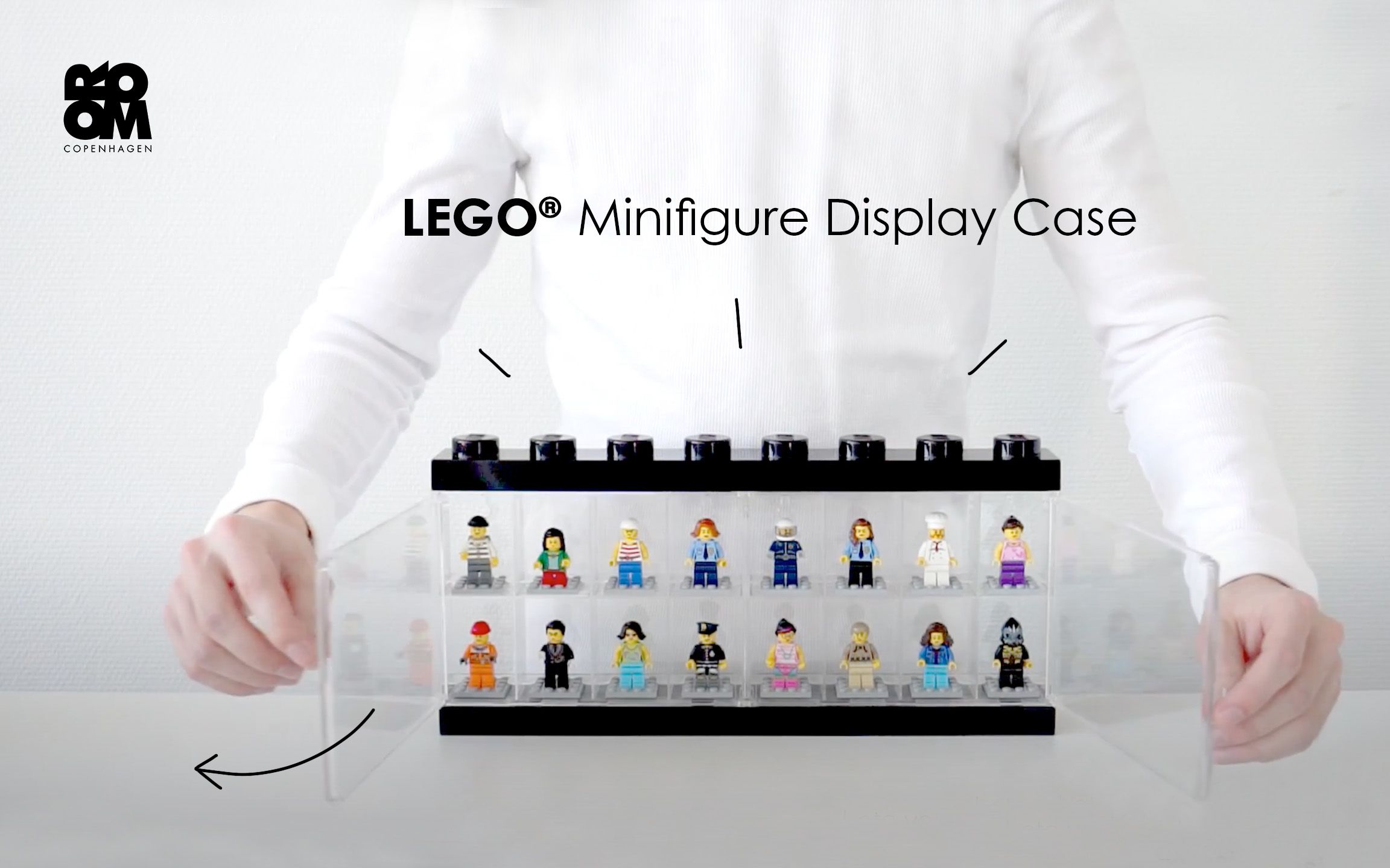 room copenhagen推出的乐高03人仔收纳展示盒