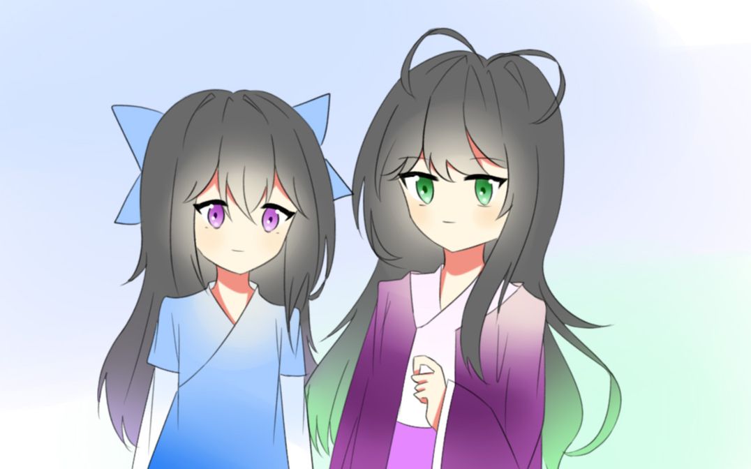 【京剧猫/墨紫中心手书/紫青亲情向】拼凑的断音—初音未来_哔哩哔哩