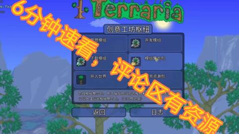 Terraria mod loader-哔哩哔哩_Bilibili