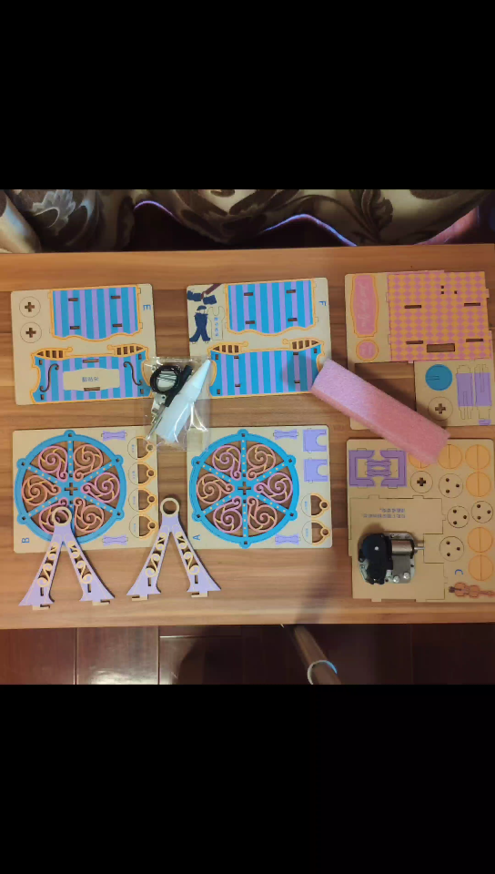 八音盒摩天轮制作过程,祝大家中秋快乐