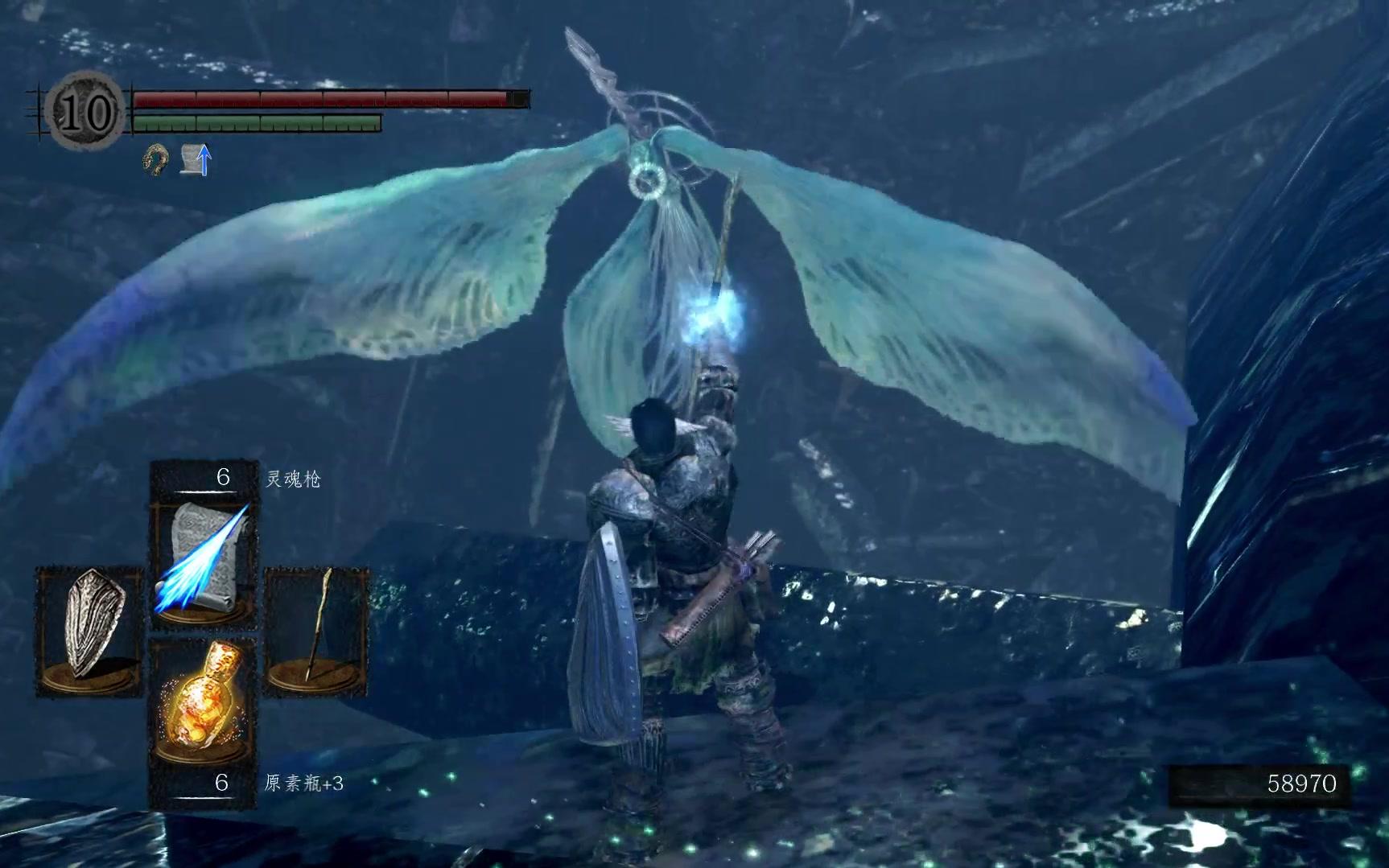 黑暗之魂1重置版如何在结晶洞穴愉快的刷月光蝶