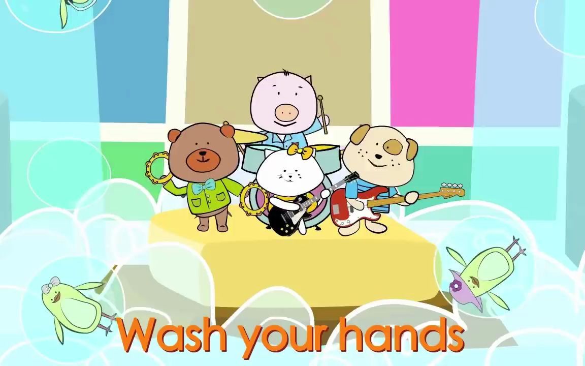 [图]Wash Your Hands Song Music for Kids The Singing Walrus